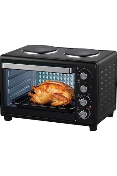 Electric Oven 48L with 1600W Power, Timer and Temperature Control