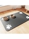 DK177 Pet Feeding Mat-Absorbent Pet Placemat for Food and Water Bowl, with Waterproof Rubber Backing, Quick Dry Water Dispenser Mat for Dog and Cat,16"x24