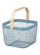 Vegetable Basket Blue/Beige 25x26x18cm