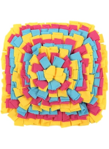 Snuffle Mat for Dogs,Dog Snuffle Mat Puppy Slow Feeding Training Mat Interactive Feeding Game for Boredom and Mental Stimulation Pet Treats Feeding Mat,Medium Small Dogs Training Mat