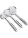 Fat Skimmer Spoon Stainless Steel Mesh Food Strainer, Hot Pot Large Stainless Steel Fine Mesh Strainer with Long Handle for Oil Filter Skimming Grease, Foam and Gravy