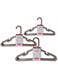 GAB Plastic, Plastic Hangers, Mocha, 3x5 Pack (15 Pieces), Durable, Heavy Duty Hangers, Clothes Hangers, Made from Recycled Plastic, Hangers With Slits, For Wet &amp; Dry Clothes, Coat Hanger