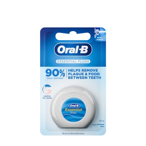 Oral-B Essential Floss Unwaxed 50m