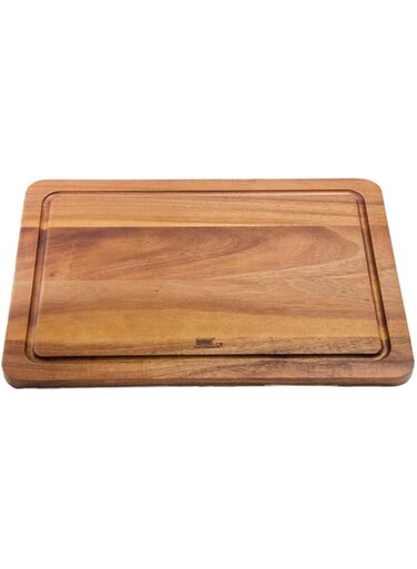 Billi ACA-3551GV Cutting Board With Groove - Brown Brown