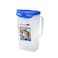 LocknLock 1.5L Fridge Door Jug with Resealable Flip-Top - Airtight, BPA-Free, Microwave, Freezer, and Dishwasher Safe