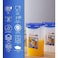 LocknLock 1.5L Fridge Door Jug with Resealable Flip-Top - Airtight, BPA-Free, Microwave, Freezer, and Dishwasher Safe
