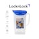 LocknLock 1.5L Fridge Door Jug with Resealable Flip-Top - Airtight, BPA-Free, Microwave, Freezer, and Dishwasher Safe