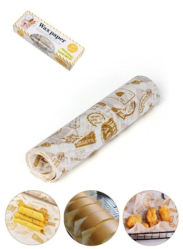 Pieces Food Wrapping Paper Wax Paper Cake Wrappers Gift Wrapping Basket Liner Grease Proof Paper Crafting Cheese Bread Paper Ramadan
