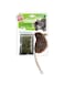 Gigwi MoUSe Refillable Catnip, Brown, 7051, 3 Pcs