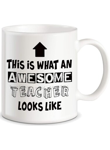 Your Wall Teacher Appreciation Gifts Coffee Mug   White Color 11oz   Perfect Gift for Teachers By Spoil Your Wall