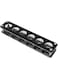 Luqeeg Acrylic Wine Bottle Display Holder - Strong, Easy to Use, Impact Resistant Decorative Rack for Home Bar with Large Storage Space (1X6 6 Head Combination Cup Holder)