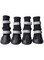 Dog Boots for Small Large Dogs, Anti-Slip Dog Shoes Waterproof Paw Protection for Snow Rain, Reflective Straps Winter Dog Booties (Black, XL)