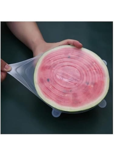 Dubai Gallery 6-Different Sizes Food Fresh Lids Transparent 20X15X3Cm