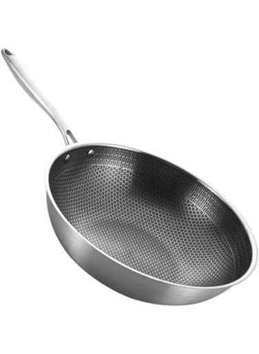 Fry Pan Set: Nonstick Skillet for Induction &amp; Gas, Chef's Choice Cookware with Smokeless Honeycomb Surface