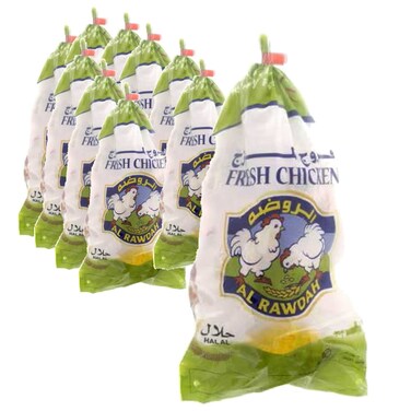 Al Rawdah Fresh Chicken 900g Pack of 10
