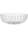 Regent stainless steel round spoke basket - 21 cm - silver