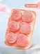 Ice Cube Tray,3D Rose Silicone Ice Molds 2 Inch,Design With Funnel,2 In 1 Rose And Heart Ice Ball Maker For Chilling Drinks,Homemade Juice