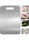 Cutting Board,Stainless Steel Chopping Board, Cutting Block Mincing Mat, Thick Stainless Steel, Heavy Duty Non-Slip, Double Side,for Kitchen Home Meat Vegetable Fruit Cheese