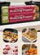 Parchment paper Baking paper (20m*30cm each) for bread pastries cupcake - Non-Stick, Chlorine Free, Water&amp;Oil proof, Silicone Coated, air fryer paper special oil blotting roll paper, Oven Food Tray, Baking Pan