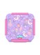 Ballerina Bento Lunch &amp; Snack Box for Girls - BPA Free, Leak Proof, Microwave &amp; Dishwasher Safe, 14.5x14.5x6 cm