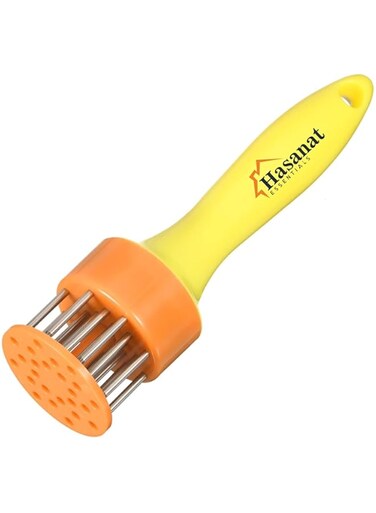 Hasanat Essentials Meat Tenderizer Tool Profession Kitchen Gadgets Jacquard Meat Tenderizers 24 Blades Stainless Steel Meat Tenderizer Needle Best For Tenderizing