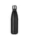M&amp;B Stainless Steel Water Bottle, 500 ml,   Double walled   Leak Proof   Easy Grip   Easy to Carry   Office   School   Home   Kitchen   Hiking   Treking   Gym Bottle   Travel Bottle (Black)