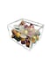 Creative Planet Acrylic Coffee Capsule Holder Single Compartment with Hinge Lid. Elegantly Designed Storage Box Kitchen Organizer (Extended Version)