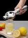 Yon Hand Press Manual Juice Maker, Silver, 21*6.5cm