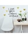 RoomMates Love You To The Moon Quote Peel And Stick Wall Decals