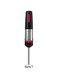 Tesla HB300BX Hand Blender   600W   2 Speeds   Easy Cleaning   DC Motor   Removable Blender Add-on   Powerful Blade   Black-Red-Inox   Eu Model
