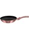 Berlinger Haus I-Rose Collection Aluminium Frypan with Protector, 24 cm Size, Pink