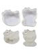 OHM Cute Cat Hello Kitty &amp; Face Pull Press Cookie Cutter Cake Fondant Tool (4 Pieces)