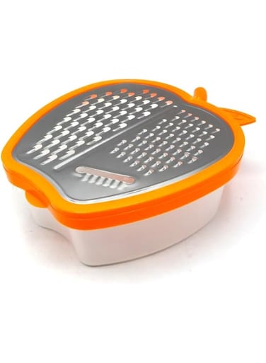 Multifunctional Kitchen Grater Cheese and Vegetable Grater Stainless Steel with Ergonomic Handle Perfect for Shredding Slicing and Zesting Easy to Clean and Store Essential Cooking Tool (20 CM)