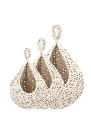 Hanging Fruit and Vegetables Onion Potato Basket (3 Pieices)
