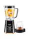 Kenwood Blender 500W Smoothie Blender/Smoothie Maker 1.5L With Multi Mill (Grinder/Chopper), Ice Crush Function Blp15.150Bk Black