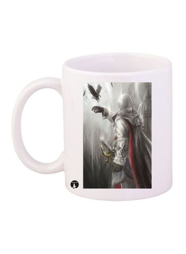 Assassin's Creed Printed Mug White/Grey/Red