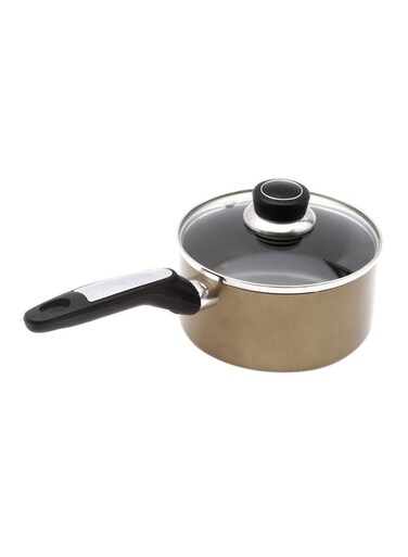 Saucepan with Lid Gold 18cm