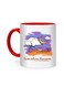 Styles Ramadan Kareem Paint Design Printed Mug White/Red
