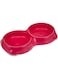 Moderna Double Smarty Bowl - Pink, XS -2 X 200ml
