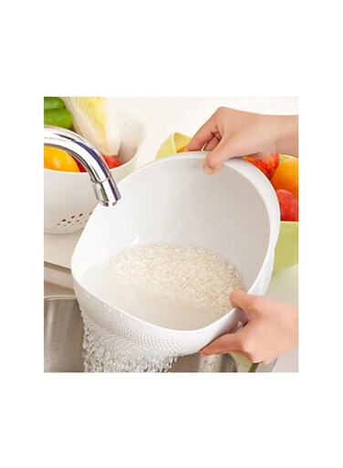 Plastic Rice Food Fruits Vegetable Strainer. Strainer Bowl Colander Basket Multi-functional Kitchen Drainer, Kitchen Rice Washing Tool, Vegetable Washing Tool, Vegetable Washing Basin