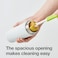 LocknLock Wannabe Tumbler 450ml Grey &ndash; Stainless Steel One-Touch Insulated Bottle with Ice Strainer and Spill-Resistant Design