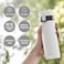 LocknLock Wannabe Tumbler 450ml Grey &ndash; Stainless Steel One-Touch Insulated Bottle with Ice Strainer and Spill-Resistant Design