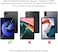 Muzz Xiaomi Pad 6/6 Pro Keyboard Leather Stand Case Cover with Detachable Wireless Keyboard, 11 Inch, for Mi Pad 6 Pro Arabic and English (xiaomi Pad 6/6Pro)