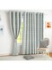 Story@Home 5 Feet Long Stripes Window Curtains for Living Room Bedroom Kitchen, (46 inch X 60 inch), Grey