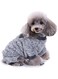Winter Dog Clothes for Small Dogs Boy Girl Warm Flannel Sweater Cute Funny Pet Puppy Clothing Cat Doggie Coat (Grey, L)
