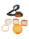 Cutter Orange/Black/Silver 20x20x20cm