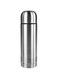 Emsa 618701600 Senator Vacuum Flask, Thermos Bottle, Mobile Coffee Mug, 700ml, Thermo Mug, Insulating Mug, Safe Loc Closure, Stainless Steel - Silver
