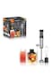 5-in-1 Electric Hand Blender Set, Infinite Speed Control with Whisk and Chopper.