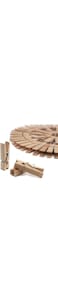 EZUK&trade; Brand Bamboo Cloth Drying Clips, Beige -40 Pieces