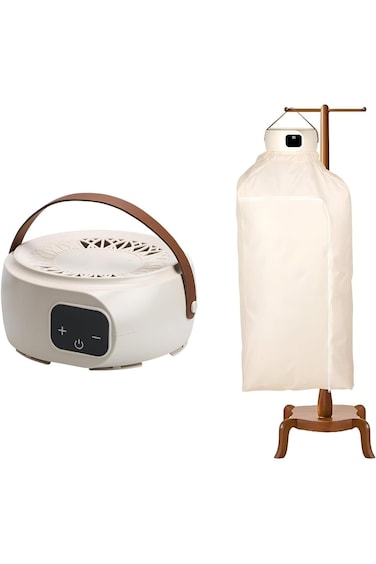 PowerDry Portable Clothes Heater with Stand, Quick-Dry Technology, Foldable Design for Travel